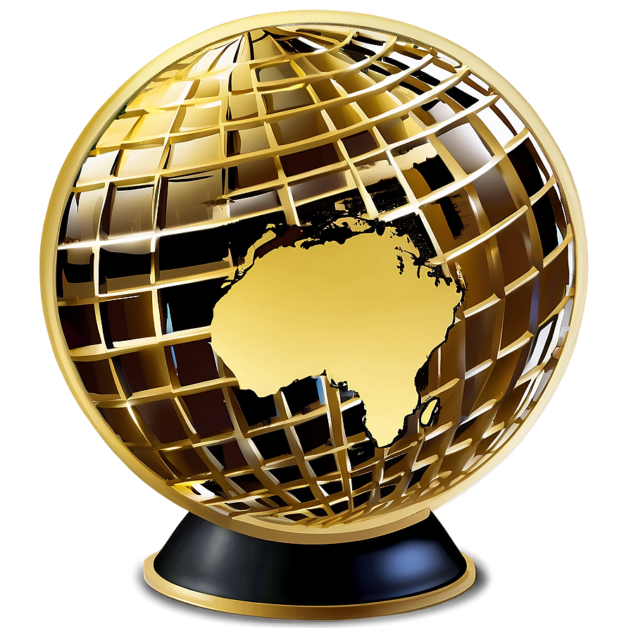 Gold World Globe Png Xic44 PNG image