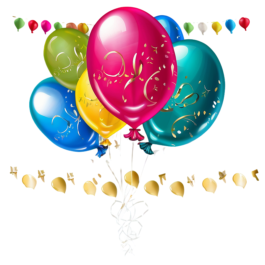 Golden Anniversary Balloon Png 78 PNG image