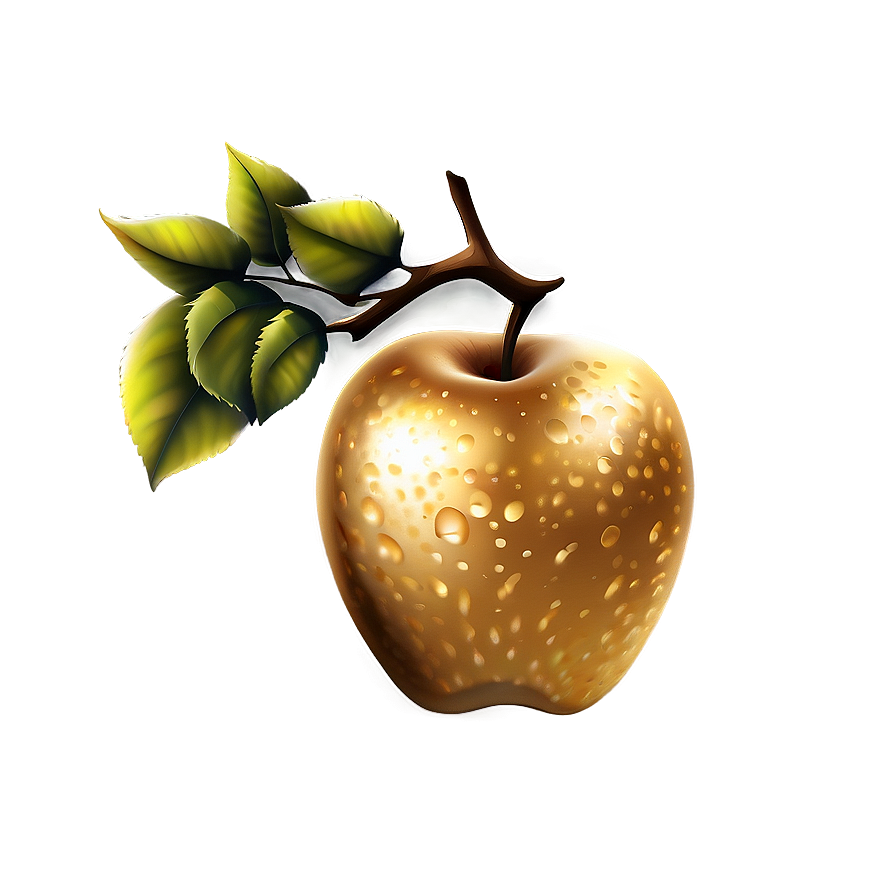 Golden Apple Pattern Png Uoi PNG image