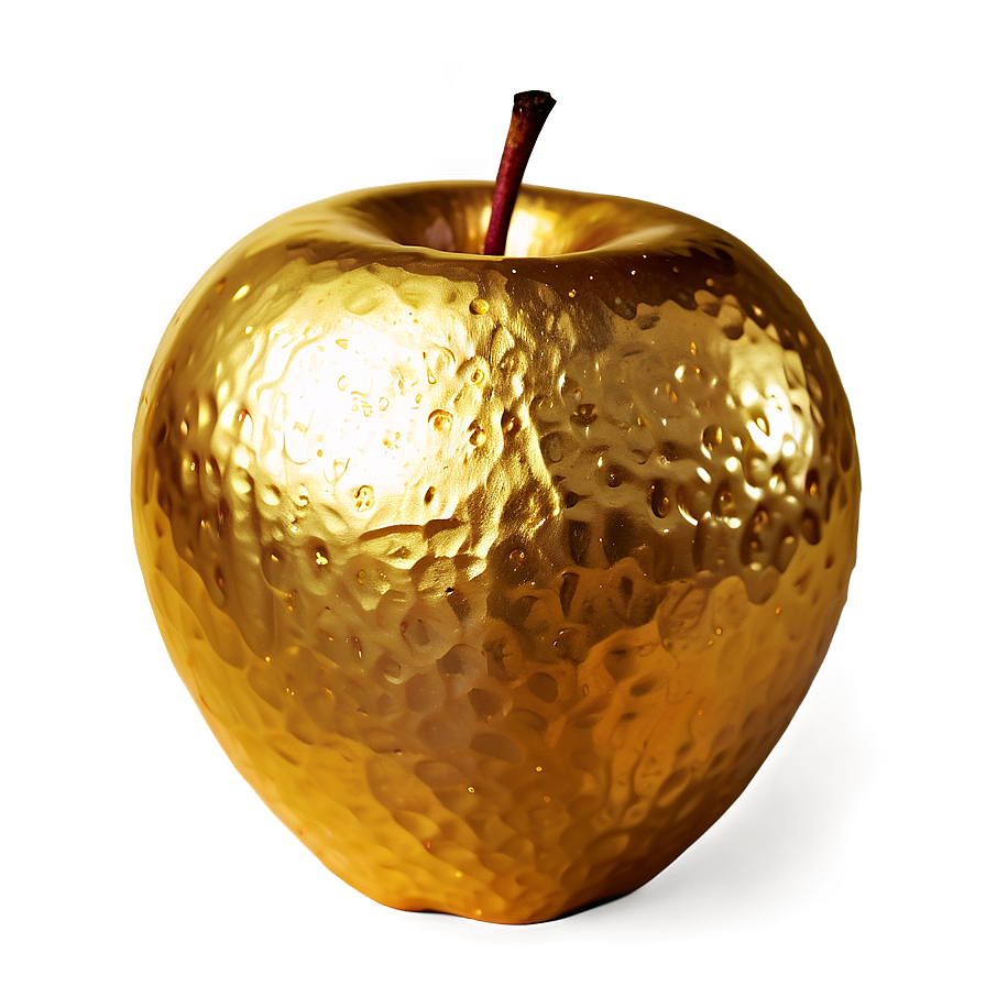 Golden Apple Texture Png 06132024 PNG image