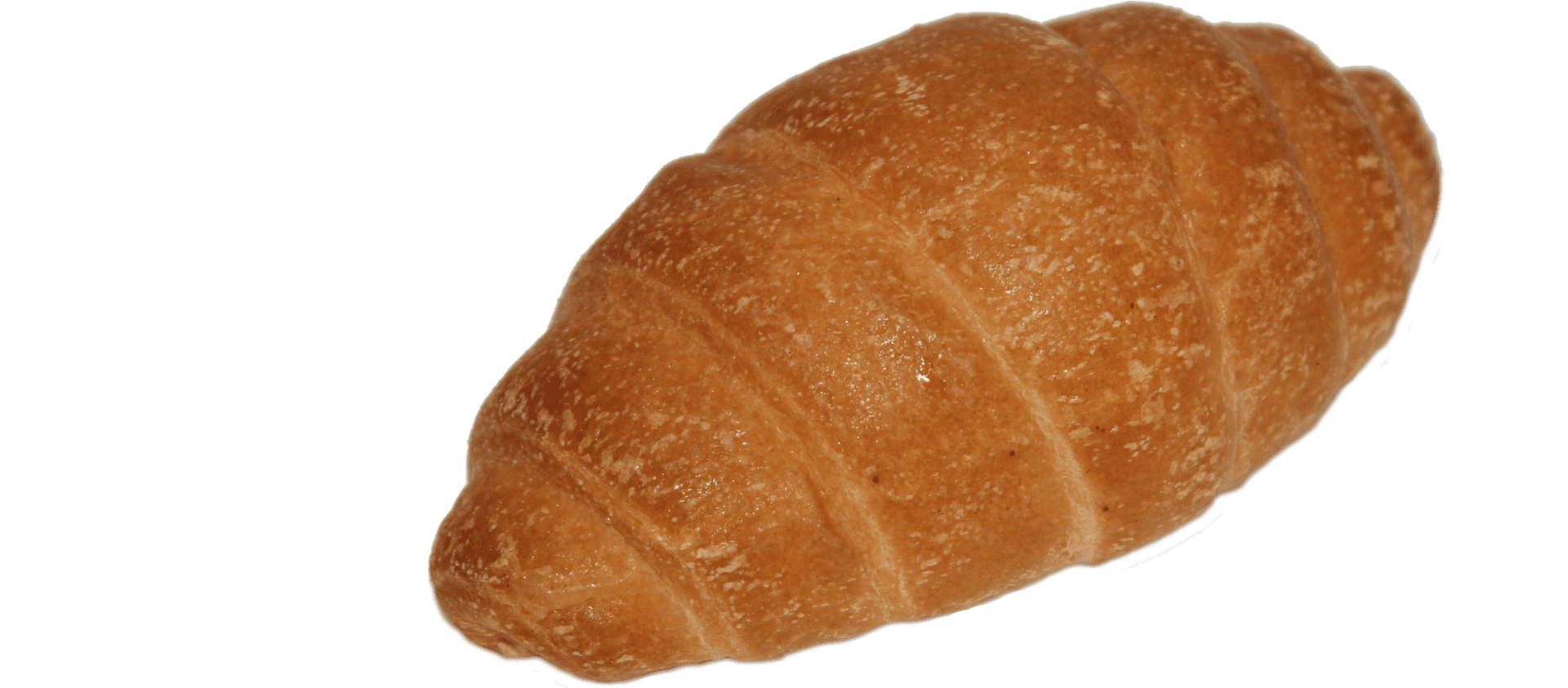 Golden Baked Croissant PNG image