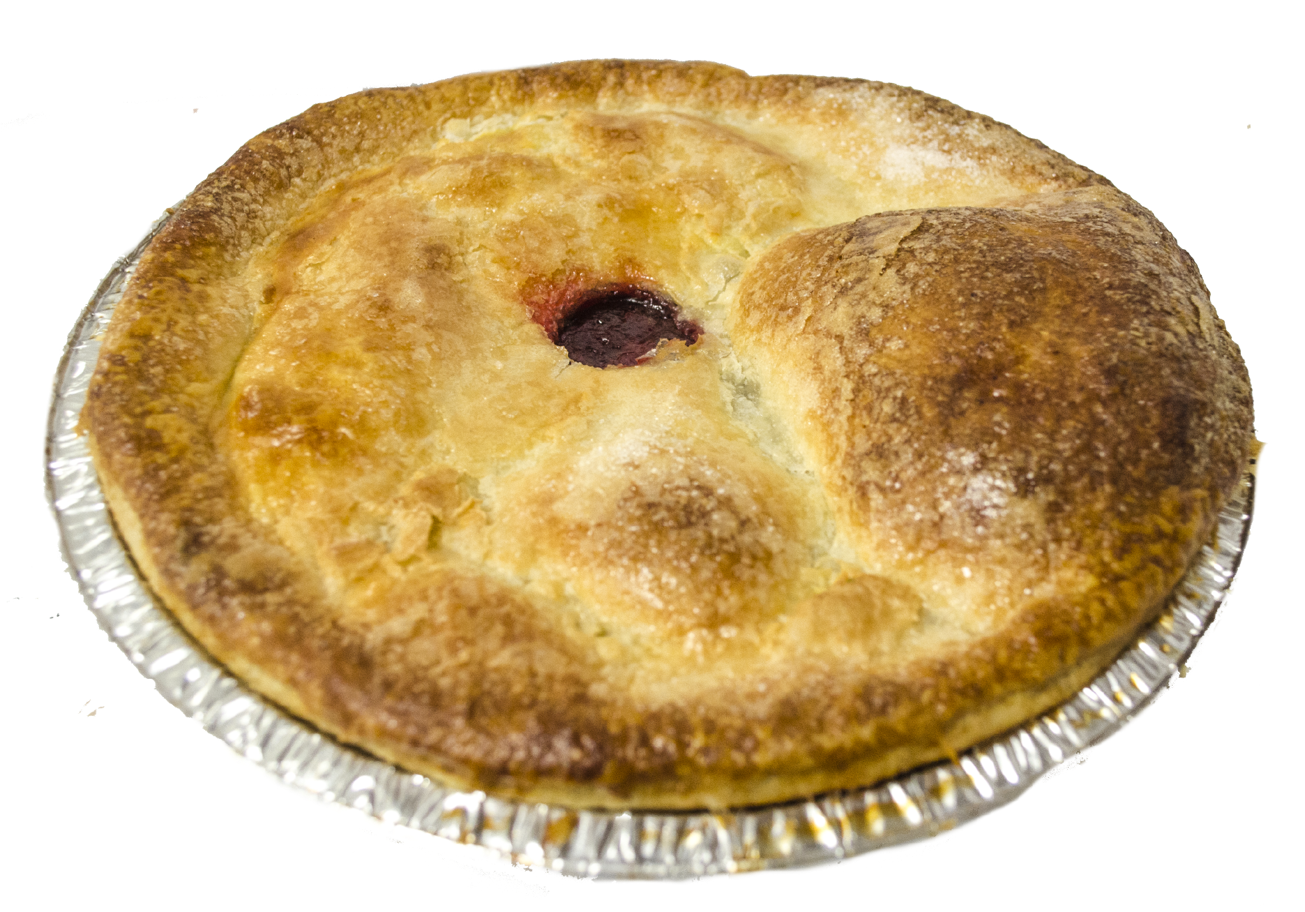 Golden Baked Fruit Pie PNG image