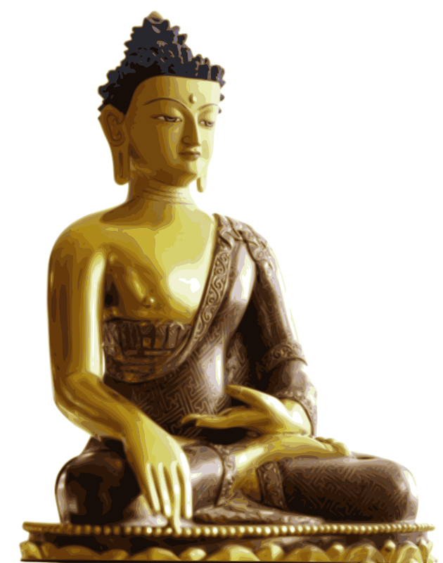 Golden_ Buddha_ Statue PNG image
