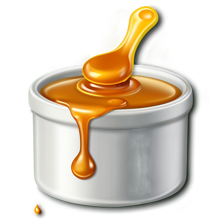 Golden Caramel Sauce Png 22 PNG image