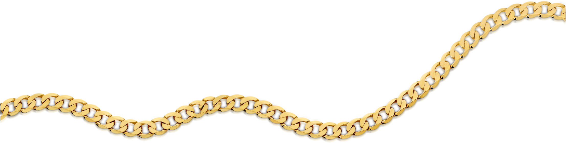 Golden Chain Wave Pattern PNG image