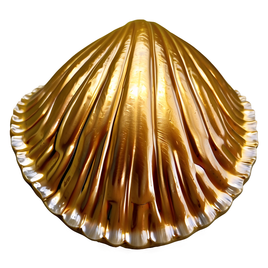 Golden Clam Shell Png Gur PNG image