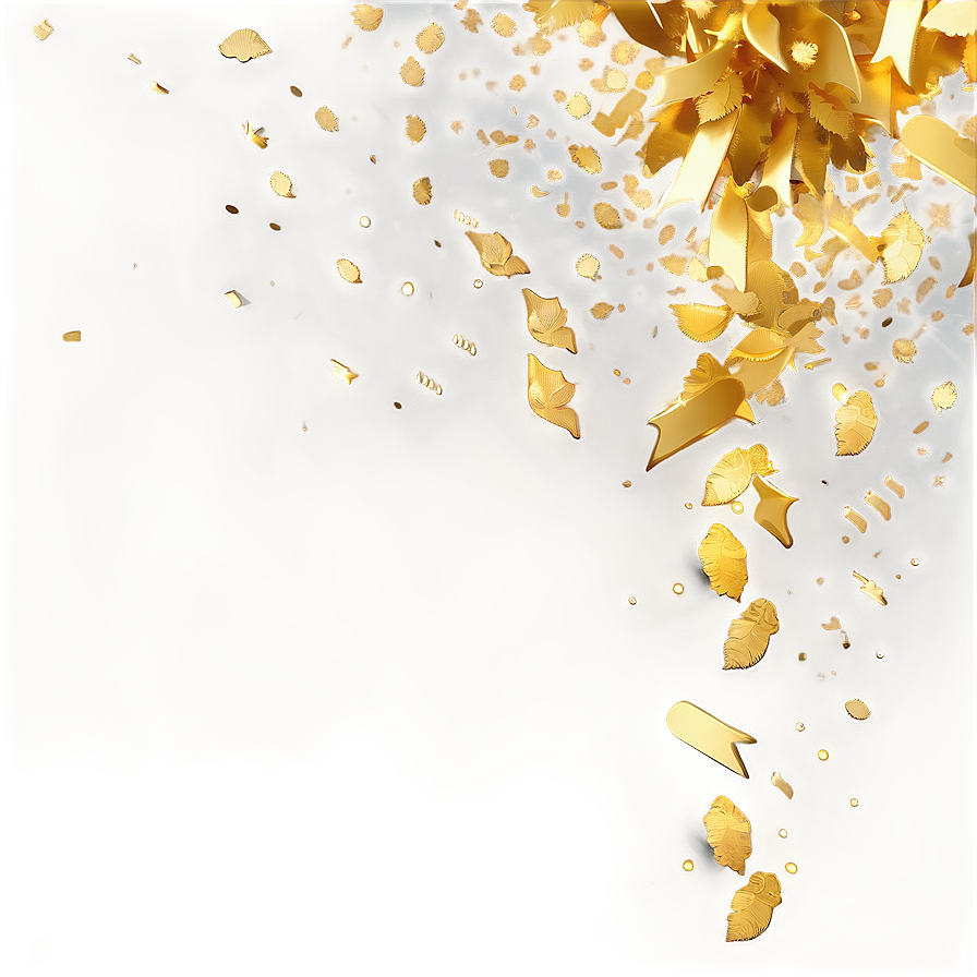 Golden Confetti Euphoria Png Sep13 PNG image