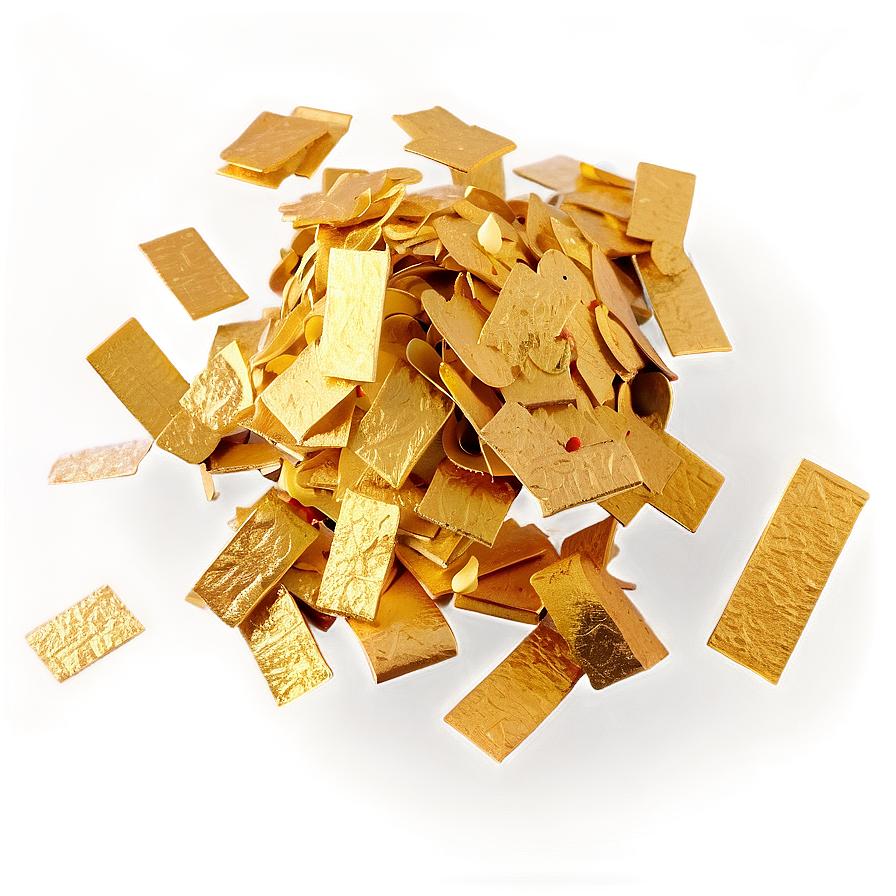 Golden Confetti Png Xnb94 PNG image