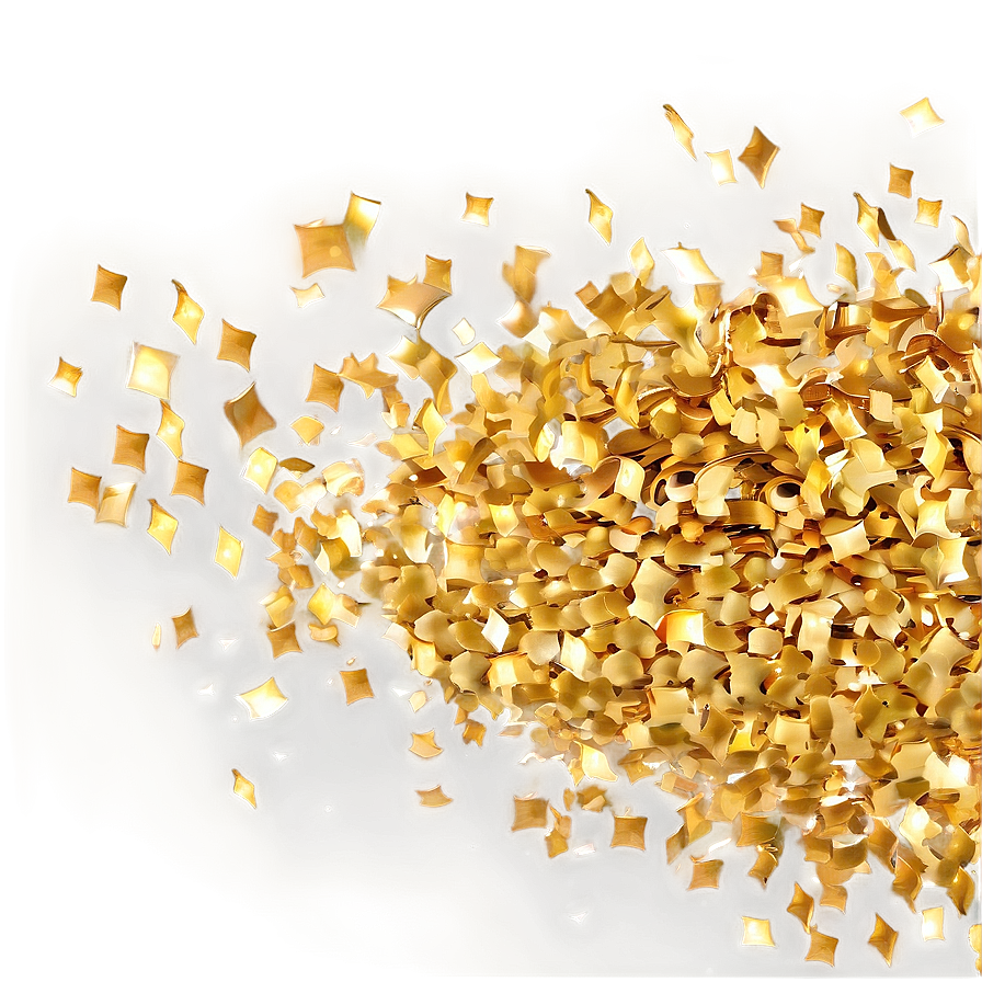 Golden Confetti Spectacle Png 06272024 PNG image