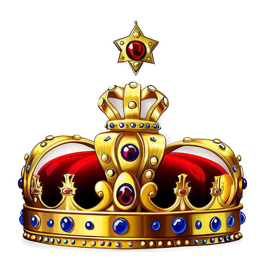 Golden Crown For King Png Klc PNG image