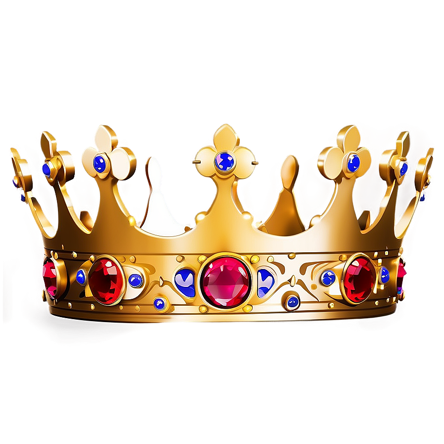 Golden Crown For Queen Png 06282024 PNG image