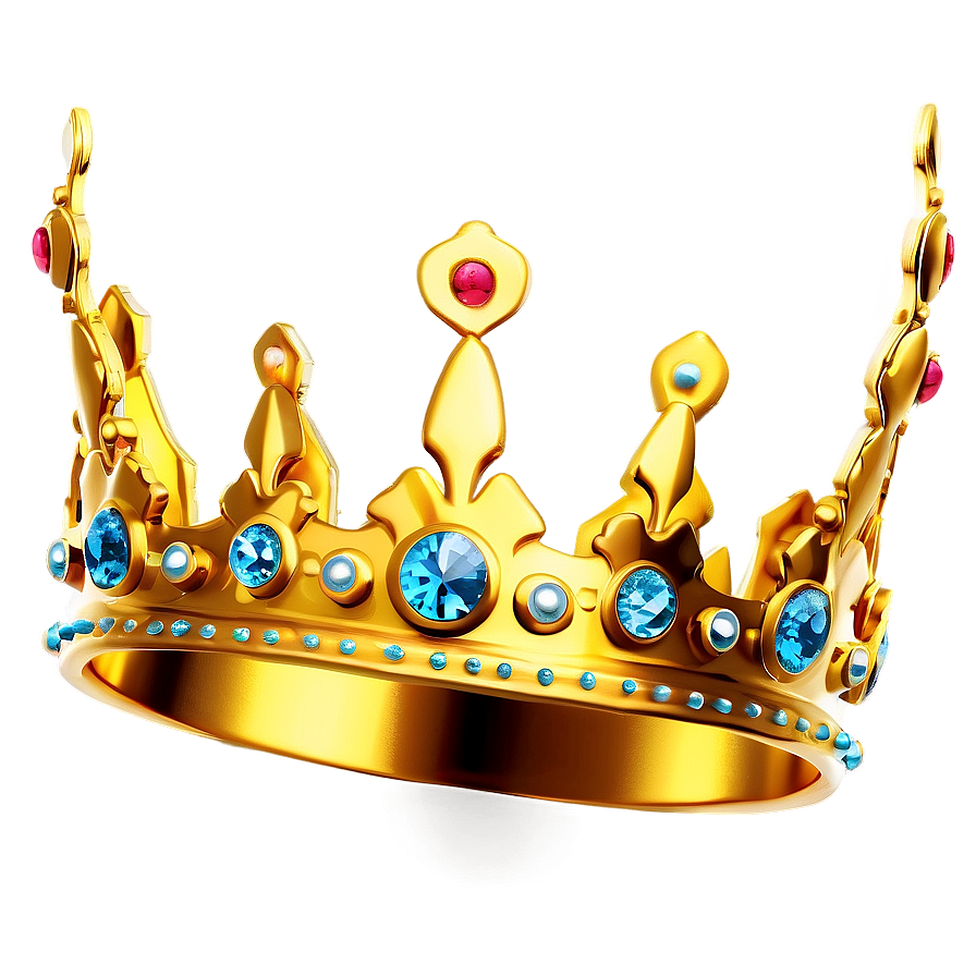 Golden Crown For Royalty Png Imh PNG image