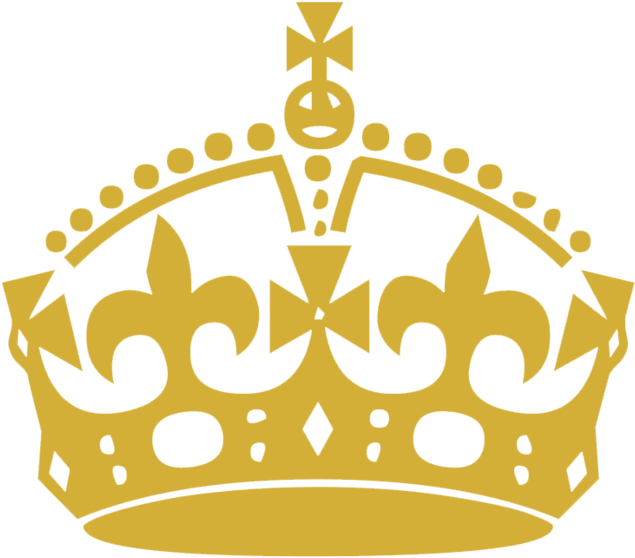 Golden Crown Graphic PNG image