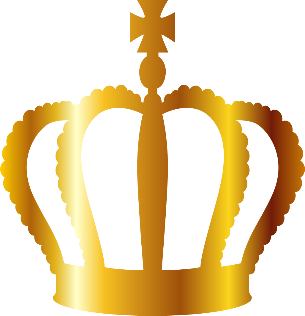 Golden Crown Graphic PNG image