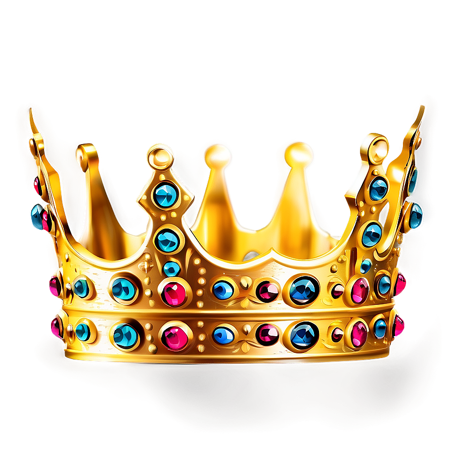 Golden Crown Illustration Png 84 PNG image