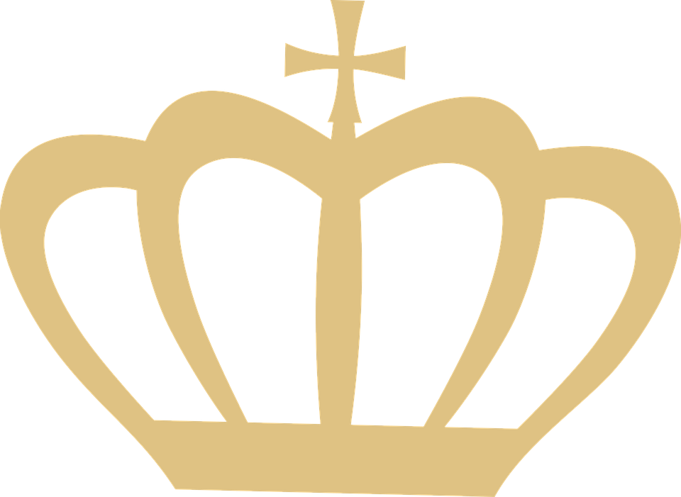 Golden Crown Symbol PNG image