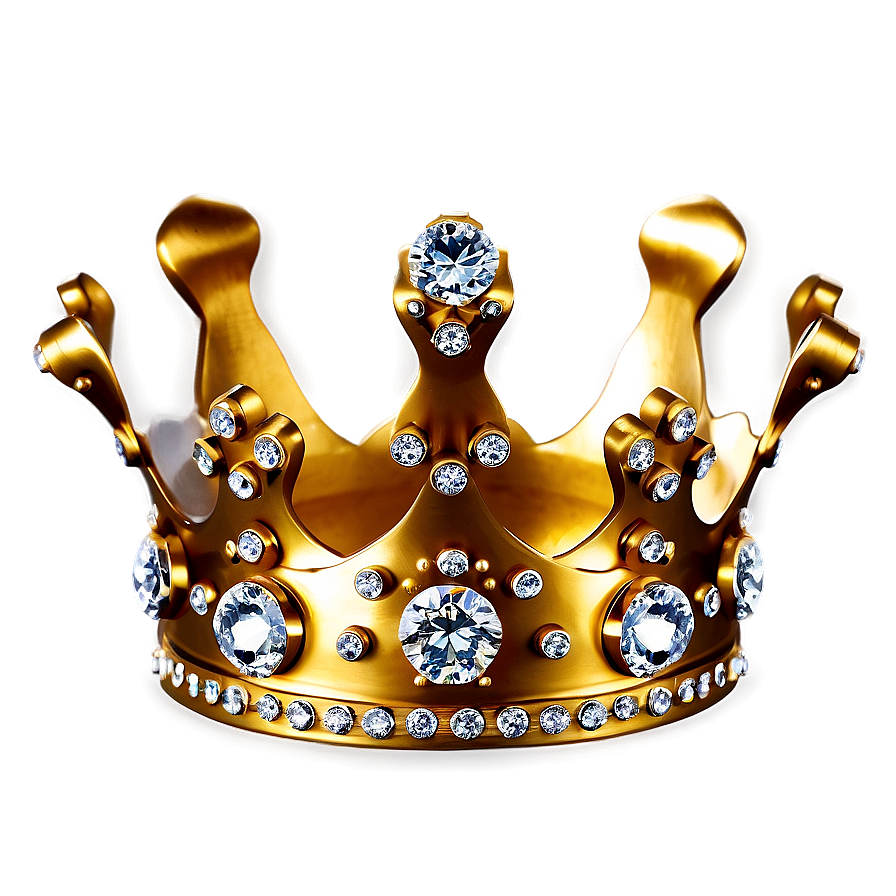 Golden Crown With Diamonds Png Ovg62 PNG image