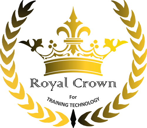 Golden Crownand Laurel Logo PNG image