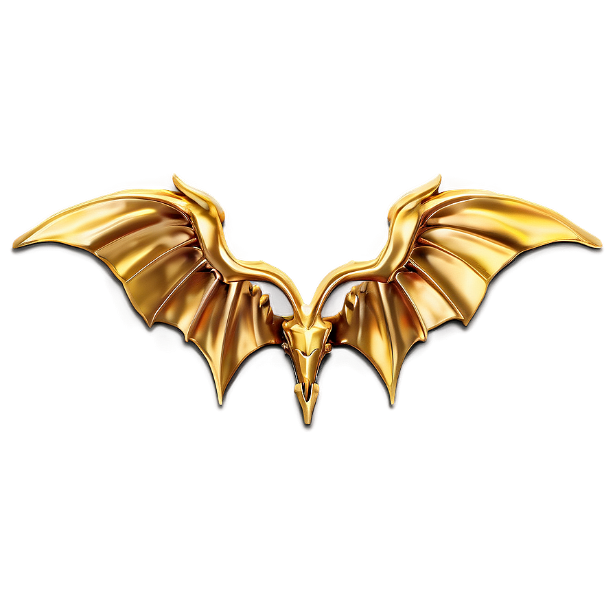 Golden Demon Wings Png 06262024 PNG image