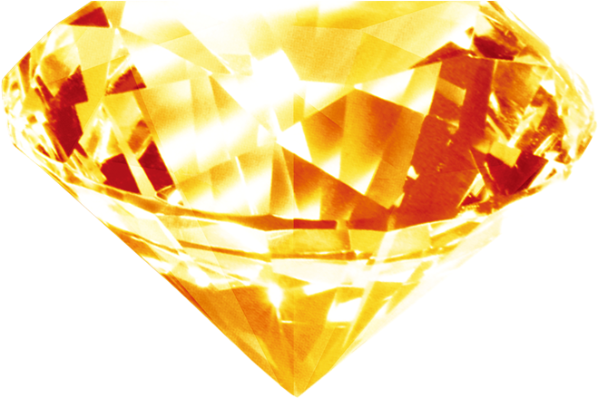 Golden Diamond Illustration.png PNG image