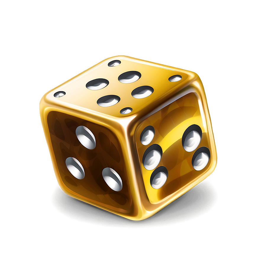 Golden Dice Png 83 PNG image