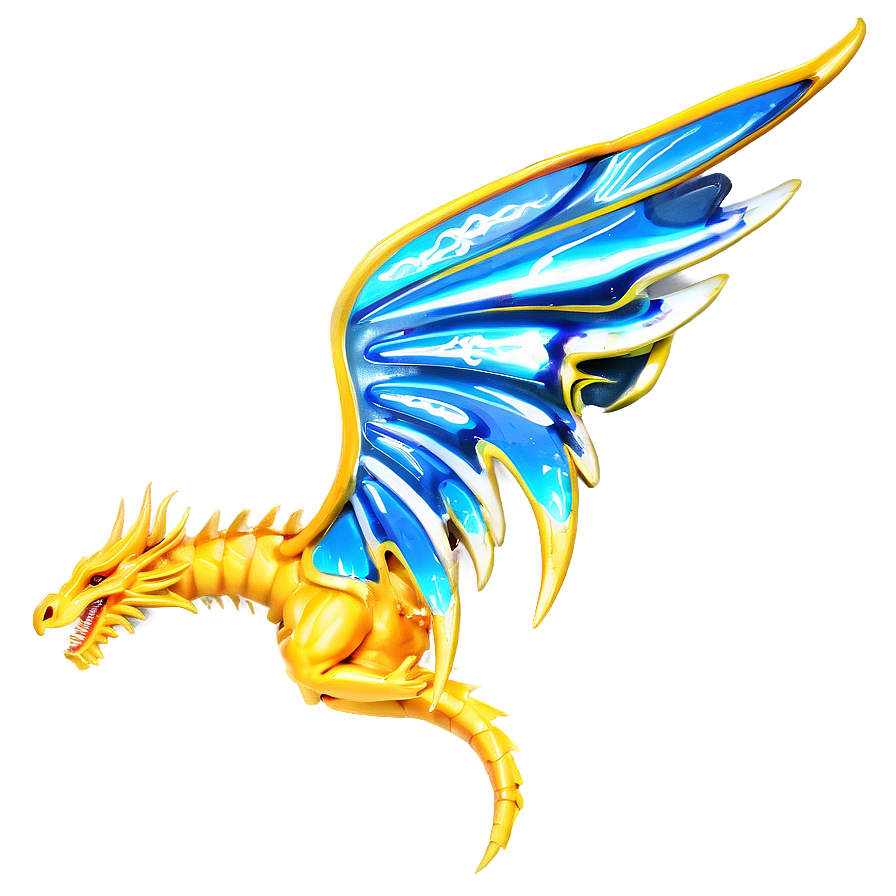 Golden Dragon Wings Png Ghy PNG image