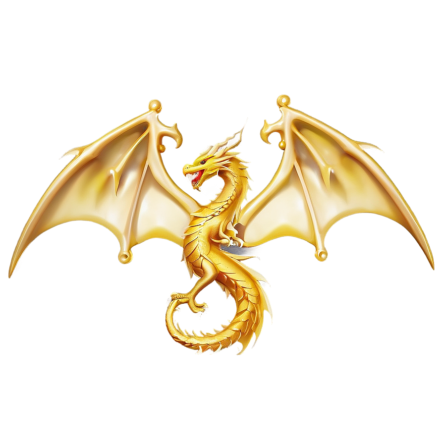 Golden Dragon Wings Png Kyy55 PNG image