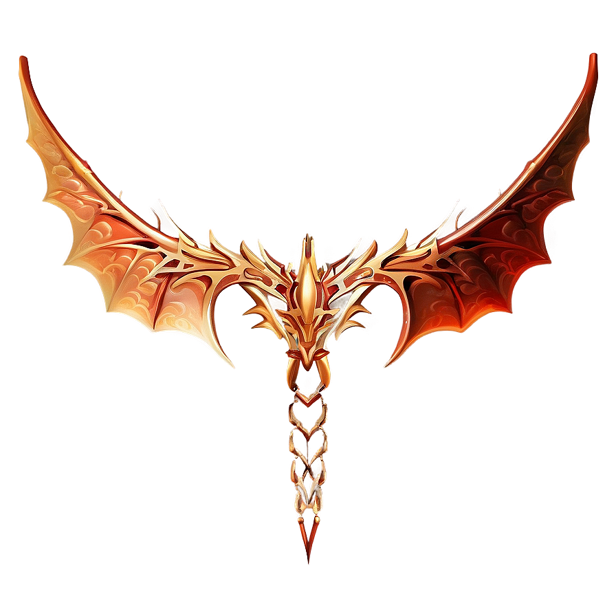 Golden Dragon Wings Png Xid67 PNG image