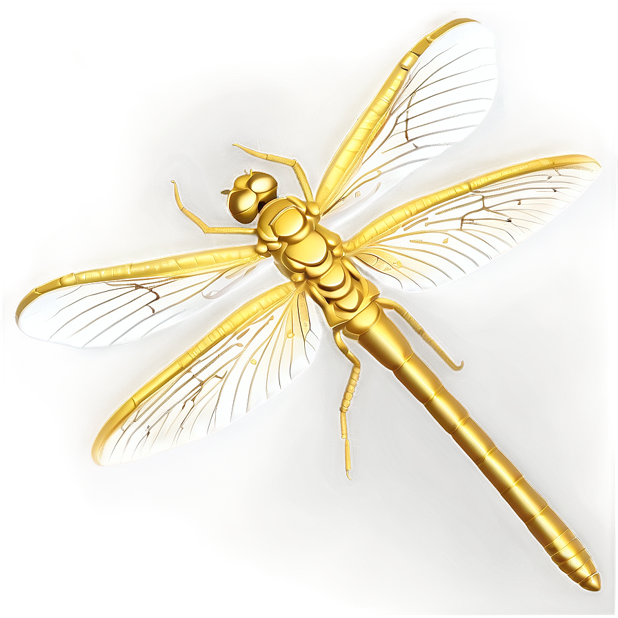 Golden Dragonfly Png Cdi PNG image