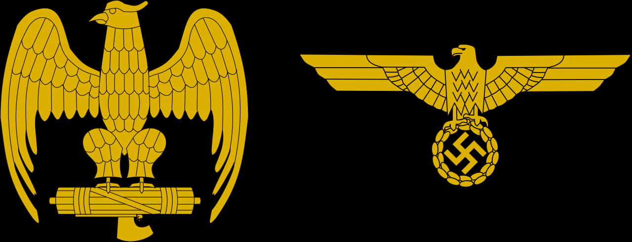 Golden Eagle Emblems PNG image