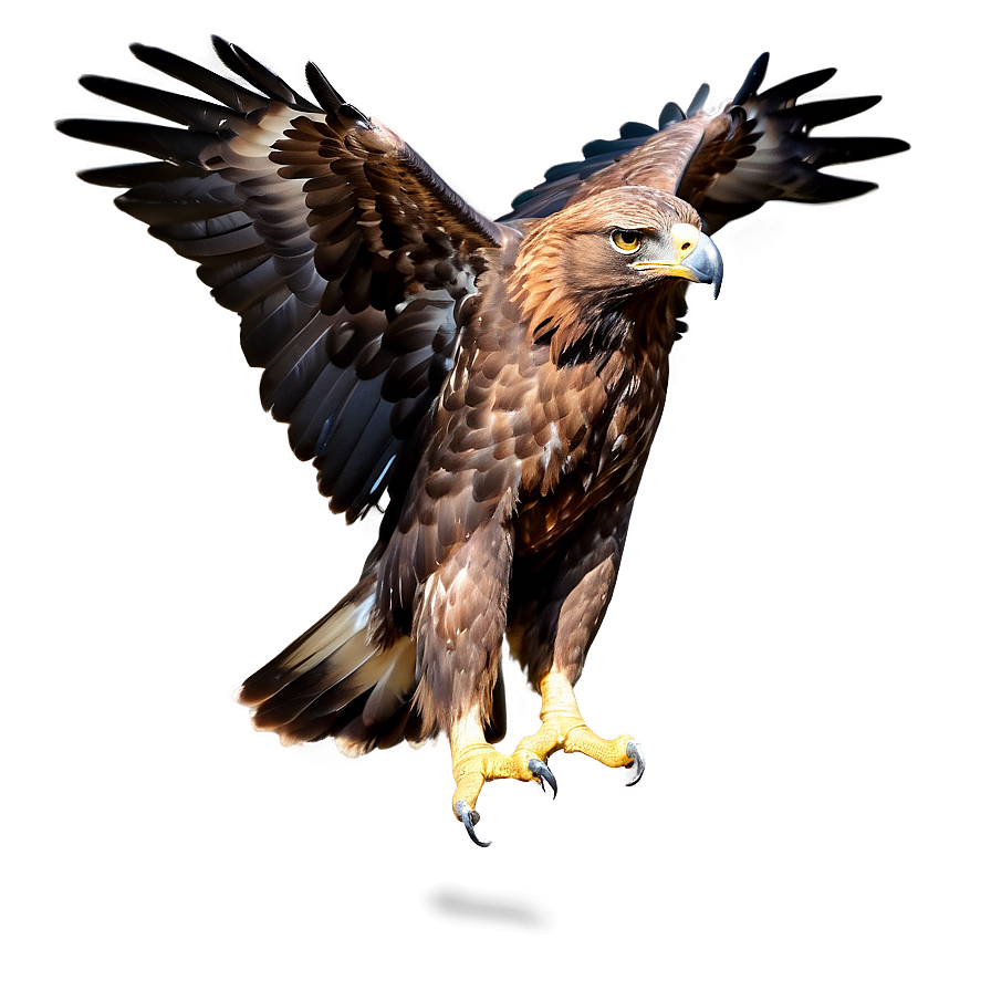 Golden Eagle In Majestic Pose Png 13 PNG image