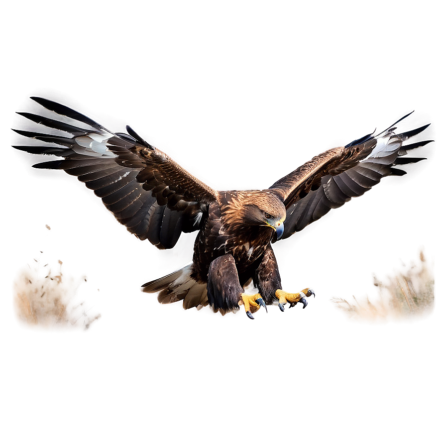 Golden Eagle Landing Png Pkm63 PNG image