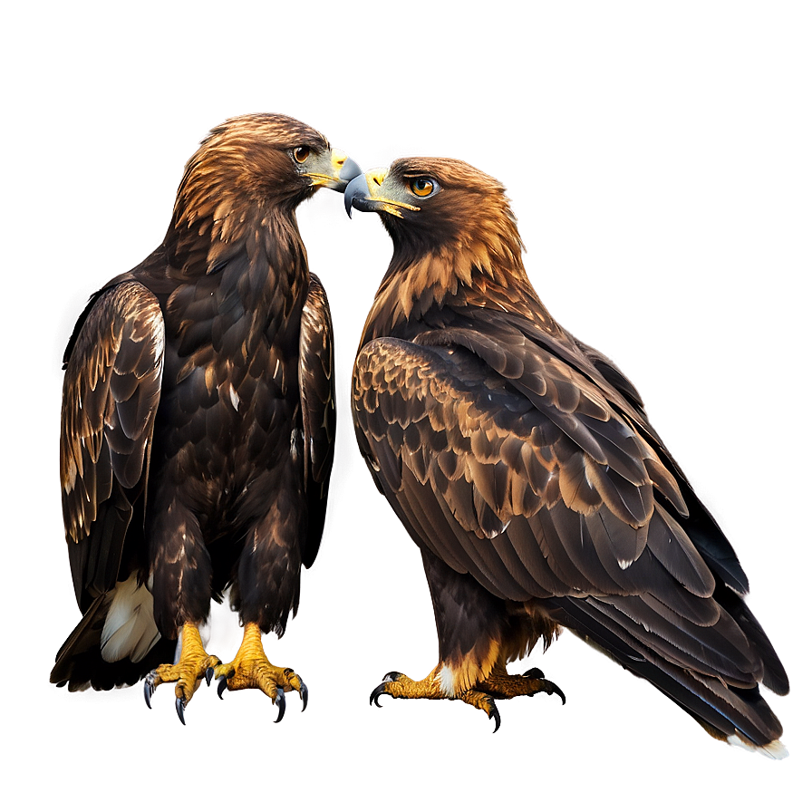 Golden Eagle Pair Bonding Png 06202024 PNG image