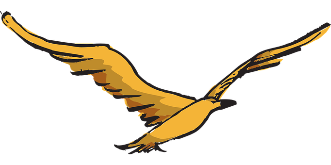 Golden Eagle Silhouette PNG image