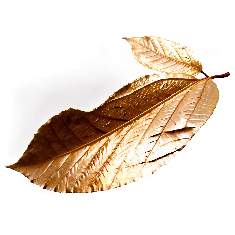 Golden Fall Leaf Png Yar89 PNG image