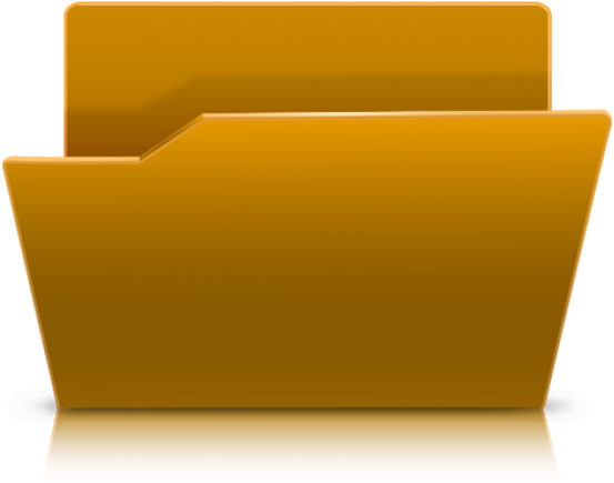 Golden File Folder Icon PNG image