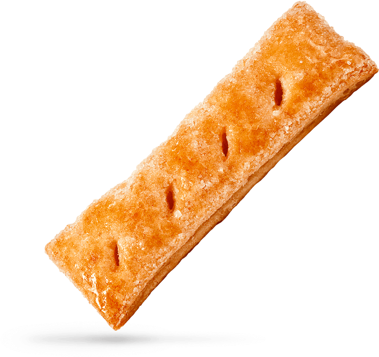 Golden Flaky Pastry Isolated PNG image