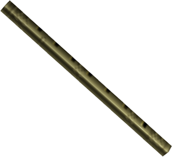 Golden Fluteon Black Background PNG image