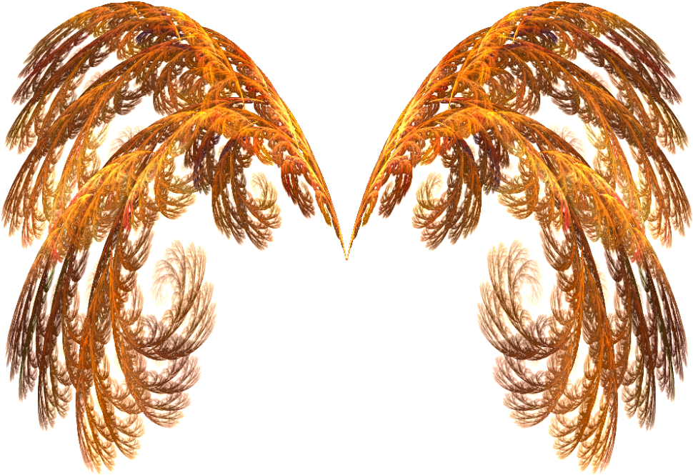 Golden_ Fractal_ Wings.png PNG image