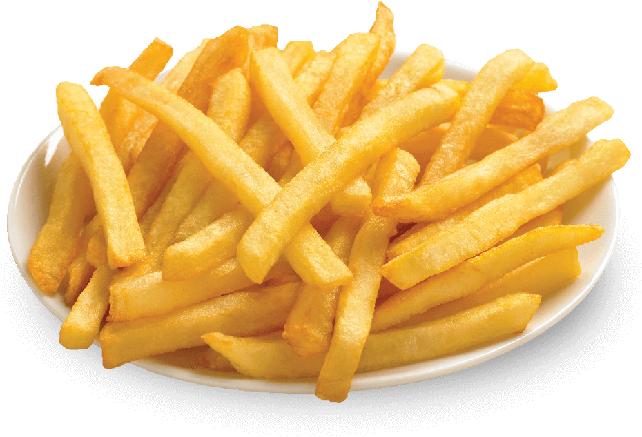 Golden French Fries Plate.png PNG image