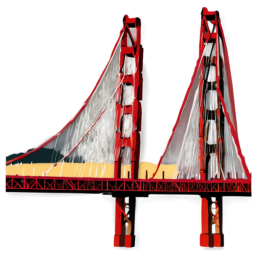 Golden Gate Bridge San Francisco Png Rsw92 PNG image