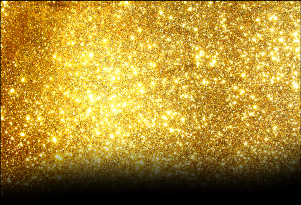 Golden Glitter Sparkle Texture PNG image