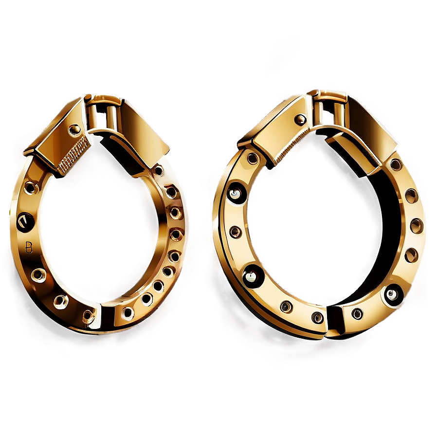 Golden Handcuffs Png 05252024 PNG image