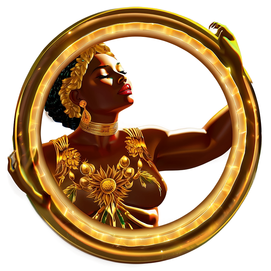 Golden Harvest Goddess Png Ngl PNG image