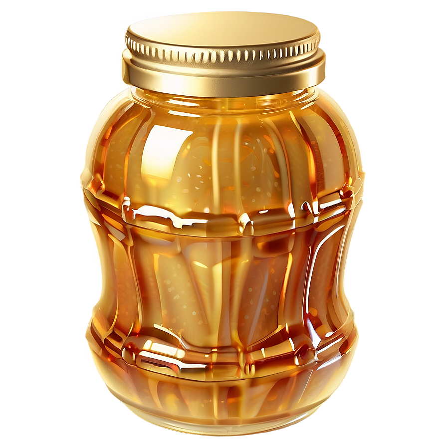 Golden Honey Jar Png Krx66 PNG image