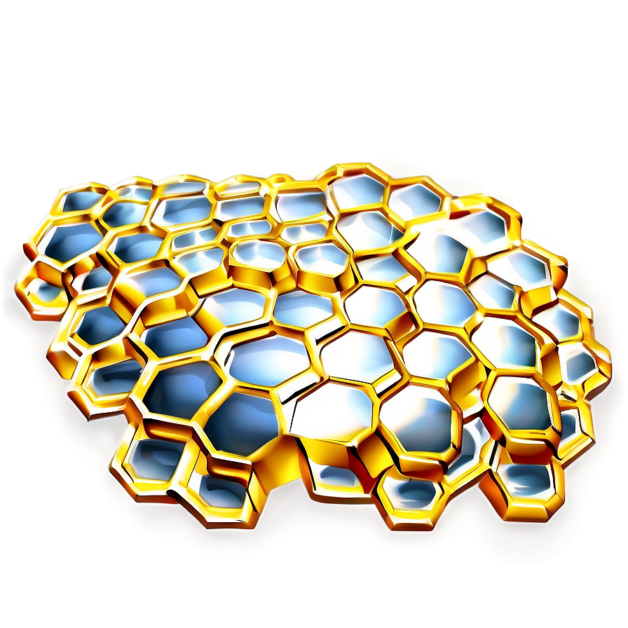 Golden Honeycomb Texture Png 98 PNG image