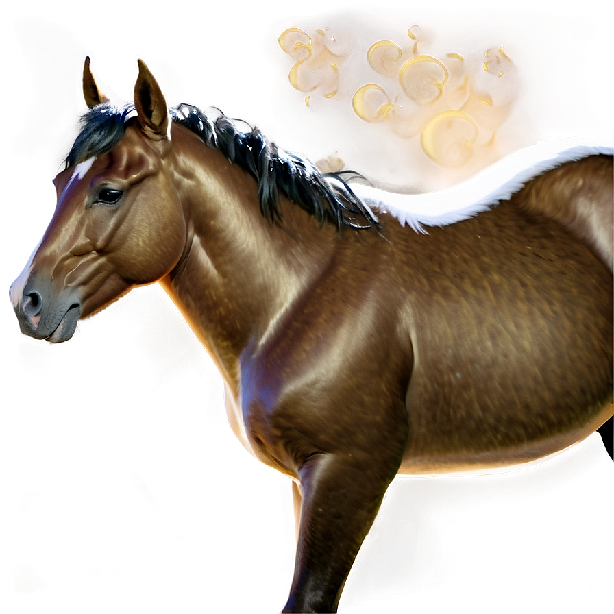 Golden Horse Png Xwr PNG image