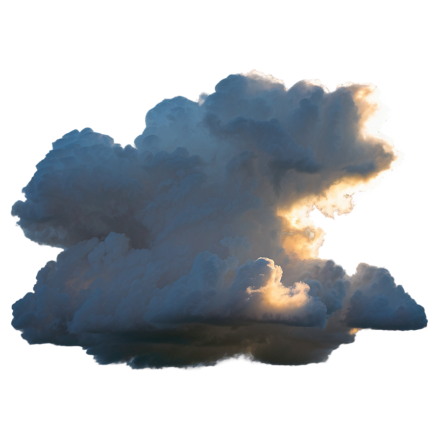 Golden Hour Clouds Png 04292024 PNG image