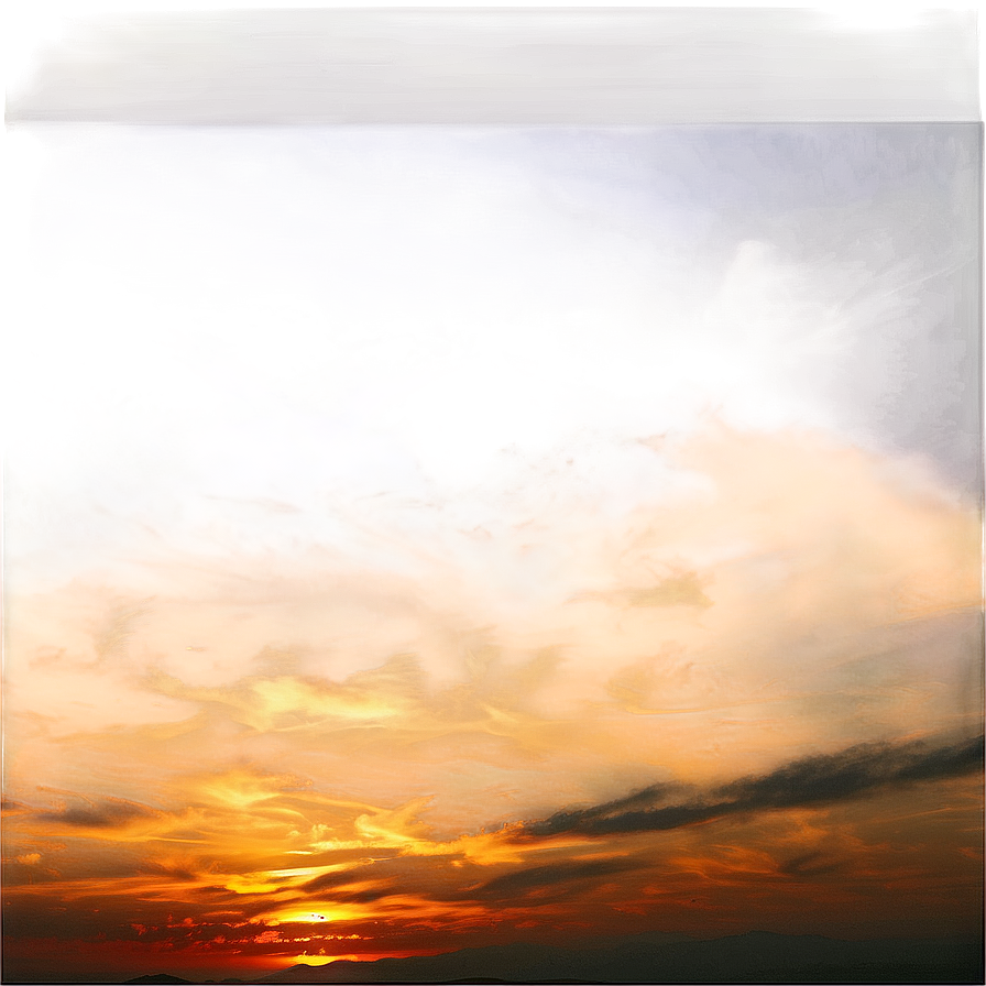 Golden Hour Sky Png 11 PNG image