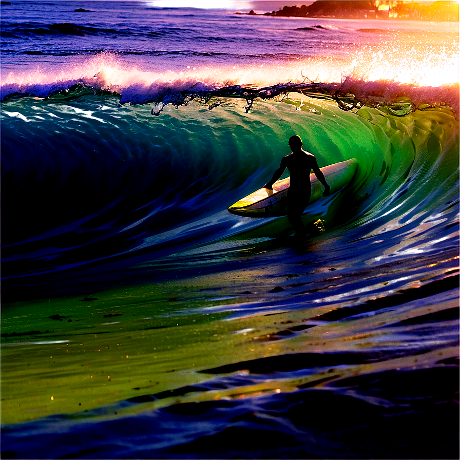 Golden Hour Surf Png Dhu32 PNG image